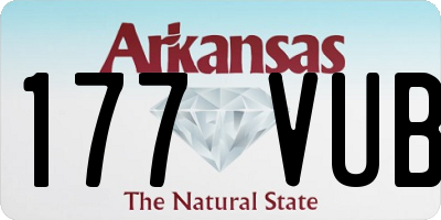 AR license plate 177VUB