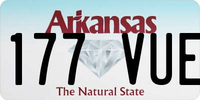 AR license plate 177VUE