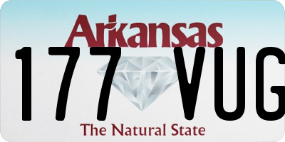 AR license plate 177VUG