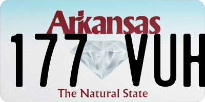 AR license plate 177VUH