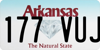 AR license plate 177VUJ