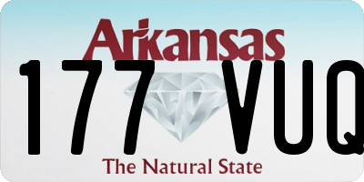AR license plate 177VUQ