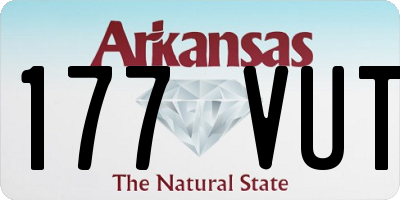 AR license plate 177VUT