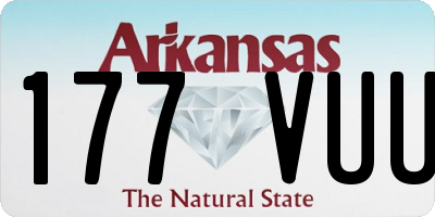 AR license plate 177VUU