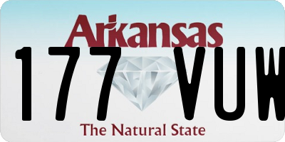 AR license plate 177VUW