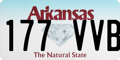 AR license plate 177VVB
