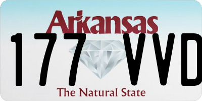 AR license plate 177VVD