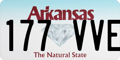 AR license plate 177VVE