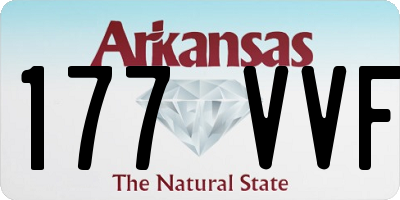 AR license plate 177VVF