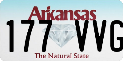 AR license plate 177VVG