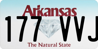 AR license plate 177VVJ