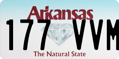 AR license plate 177VVM