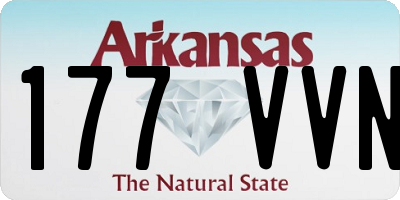 AR license plate 177VVN