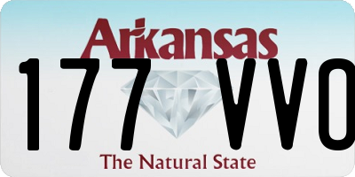 AR license plate 177VVO