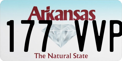 AR license plate 177VVP