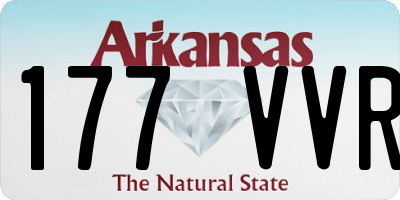 AR license plate 177VVR