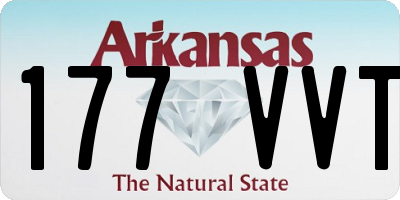 AR license plate 177VVT