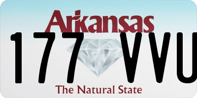 AR license plate 177VVU