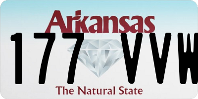 AR license plate 177VVW