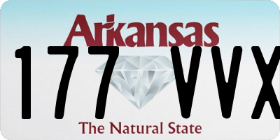 AR license plate 177VVX