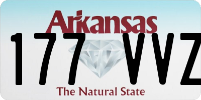 AR license plate 177VVZ