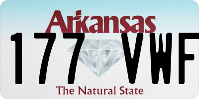 AR license plate 177VWF