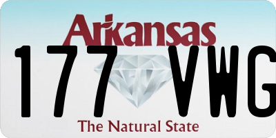 AR license plate 177VWG