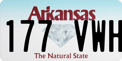 AR license plate 177VWH