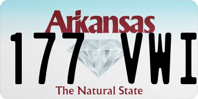 AR license plate 177VWI