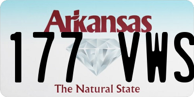 AR license plate 177VWS