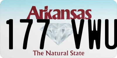 AR license plate 177VWU