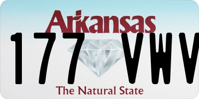 AR license plate 177VWV