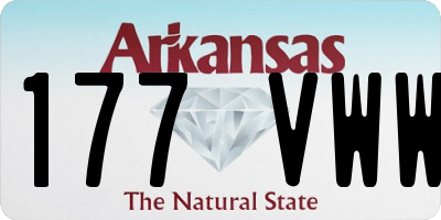 AR license plate 177VWW