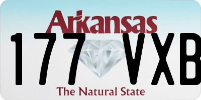 AR license plate 177VXB