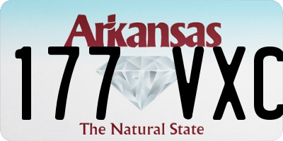 AR license plate 177VXC