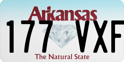 AR license plate 177VXF