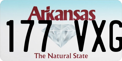 AR license plate 177VXG