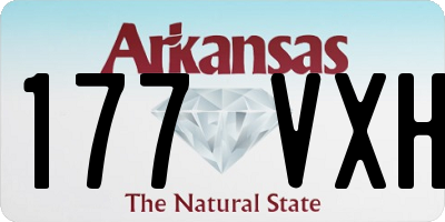 AR license plate 177VXH