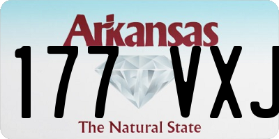 AR license plate 177VXJ