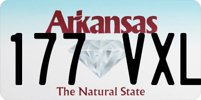 AR license plate 177VXL