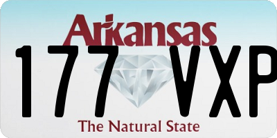 AR license plate 177VXP