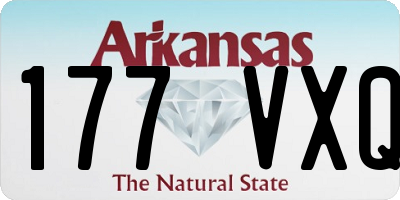 AR license plate 177VXQ