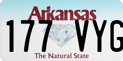 AR license plate 177VYG