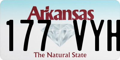 AR license plate 177VYH
