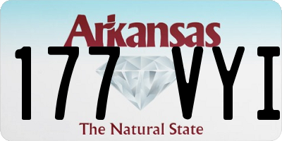 AR license plate 177VYI