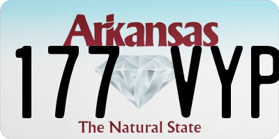 AR license plate 177VYP