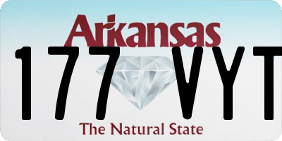 AR license plate 177VYT