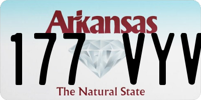 AR license plate 177VYV