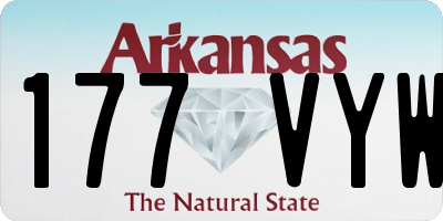 AR license plate 177VYW