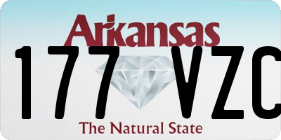 AR license plate 177VZC